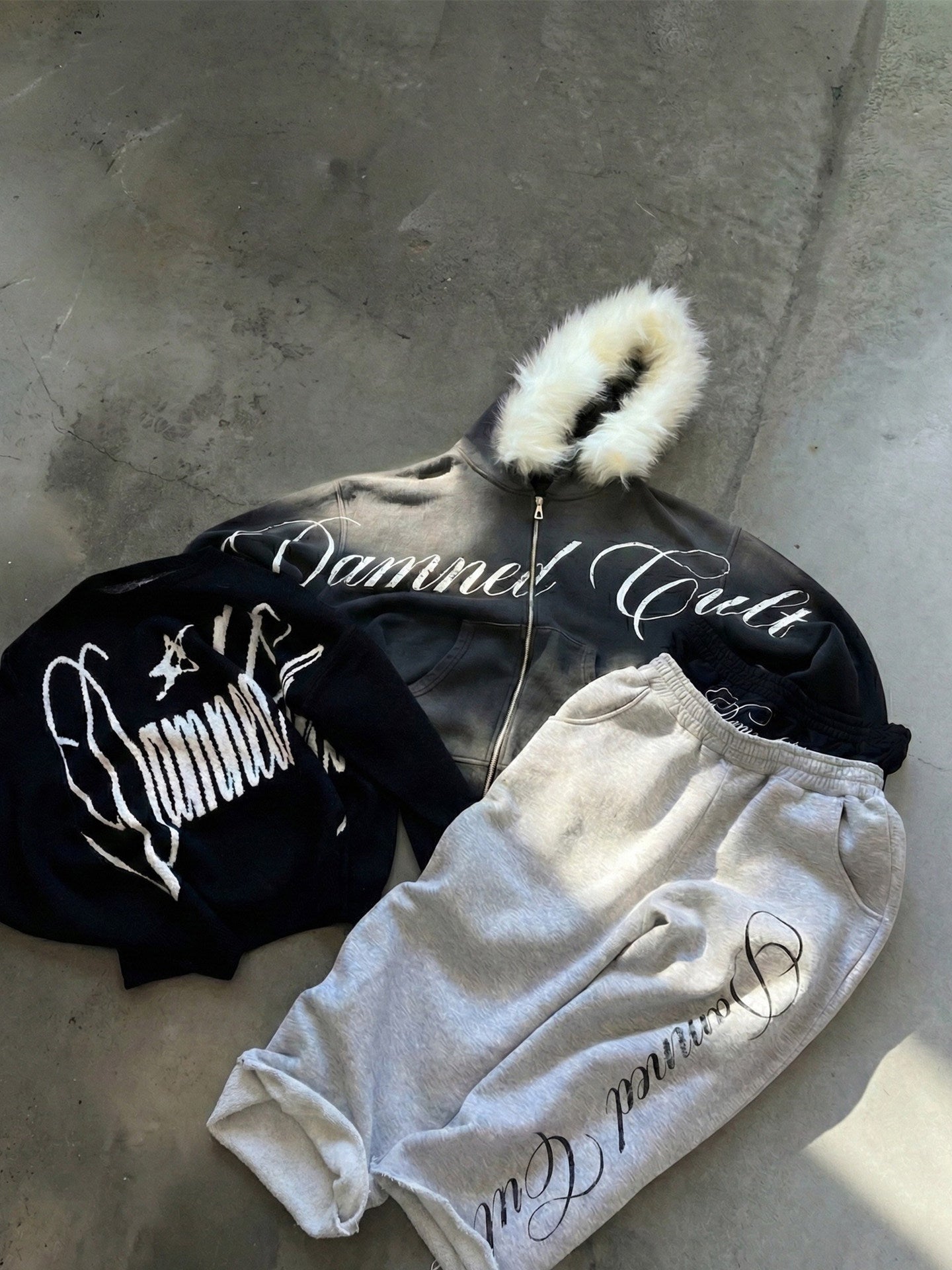 Hip-hop style retro printed sweatpants